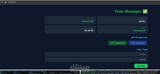 Dockerized Full Stack Application