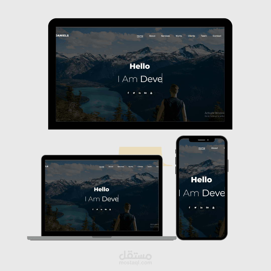 personal portfolio website
