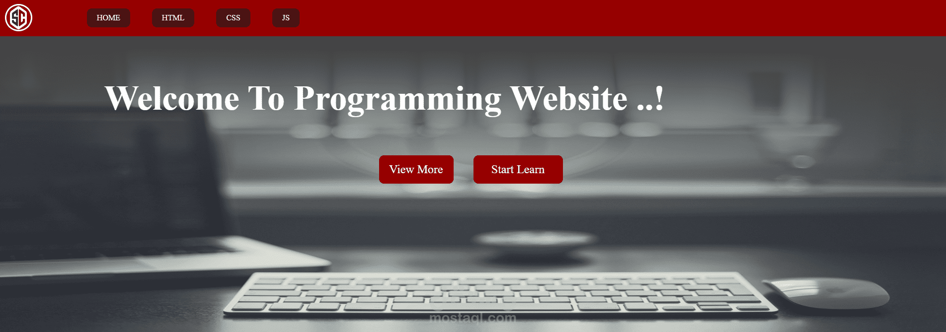 تصميم وتطوير موقع منصة تعليمية لدورات البرمجة (Programming Courses Platform)