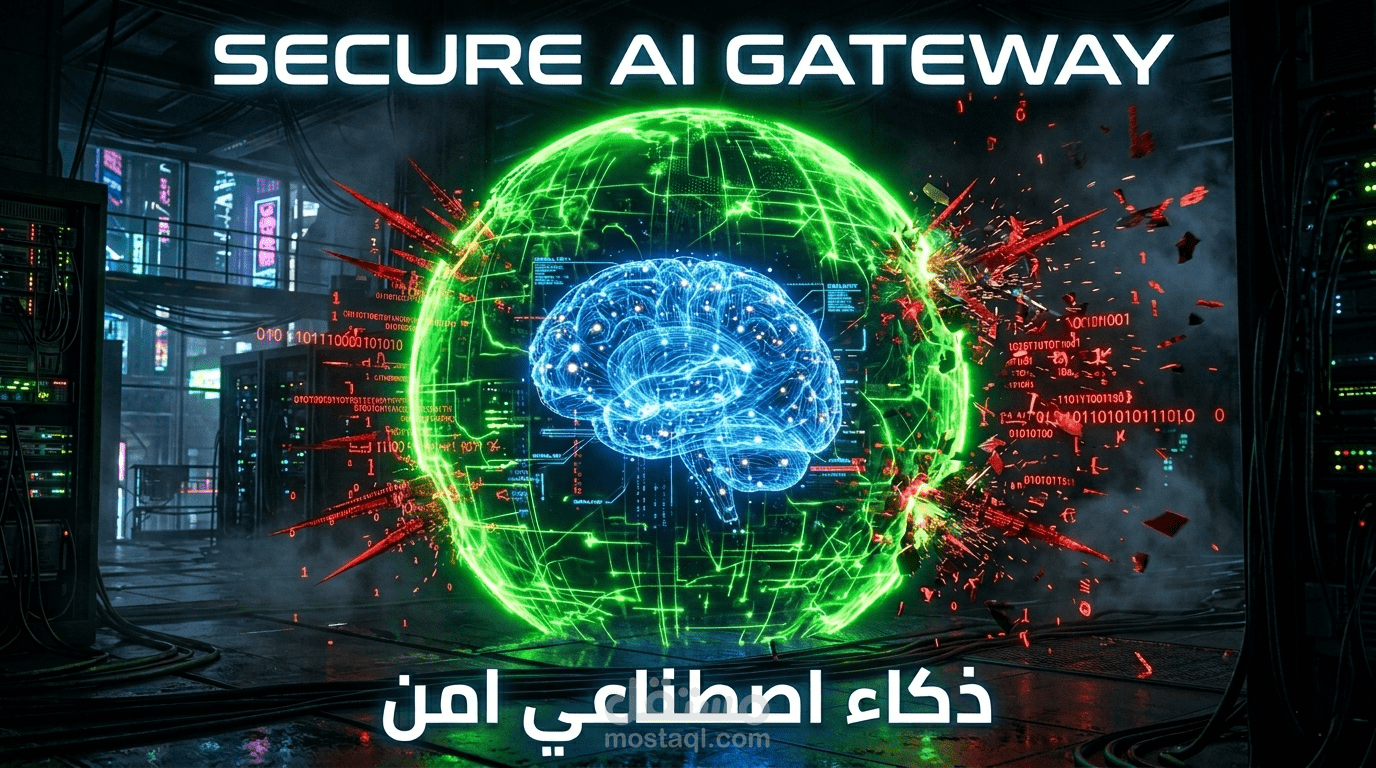 بوابة الذكاء الاصطناعي الآمنة للمؤسسات (Nexus-RAG & Prompt Firewall)