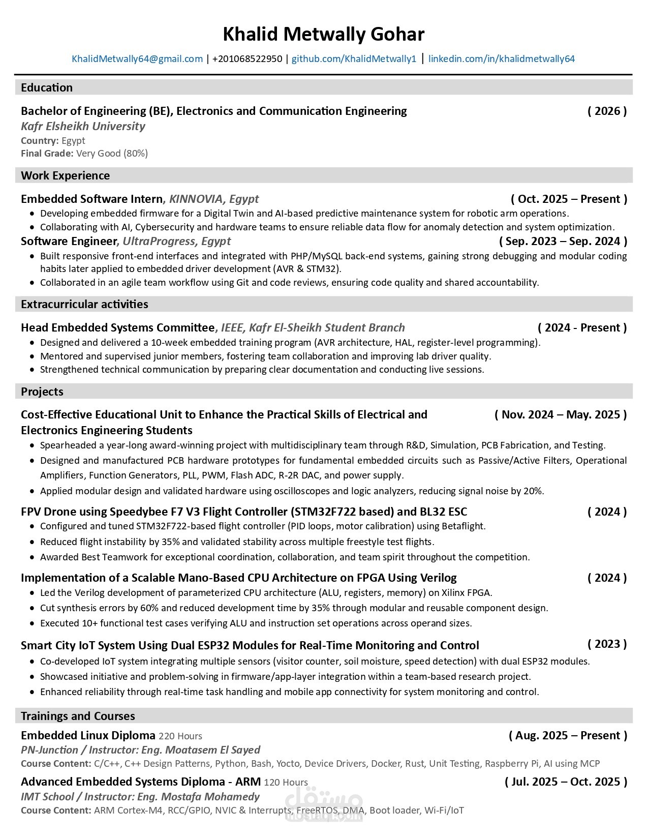 تصميم وكتابة سيرة ذاتية احترافية (ATS Friendly CV)