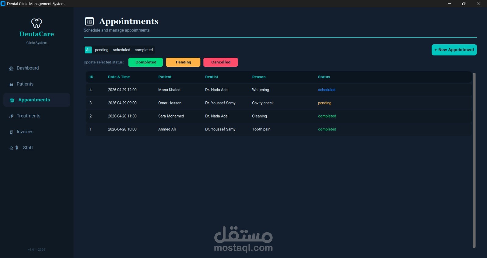 Dental Clinic Management System