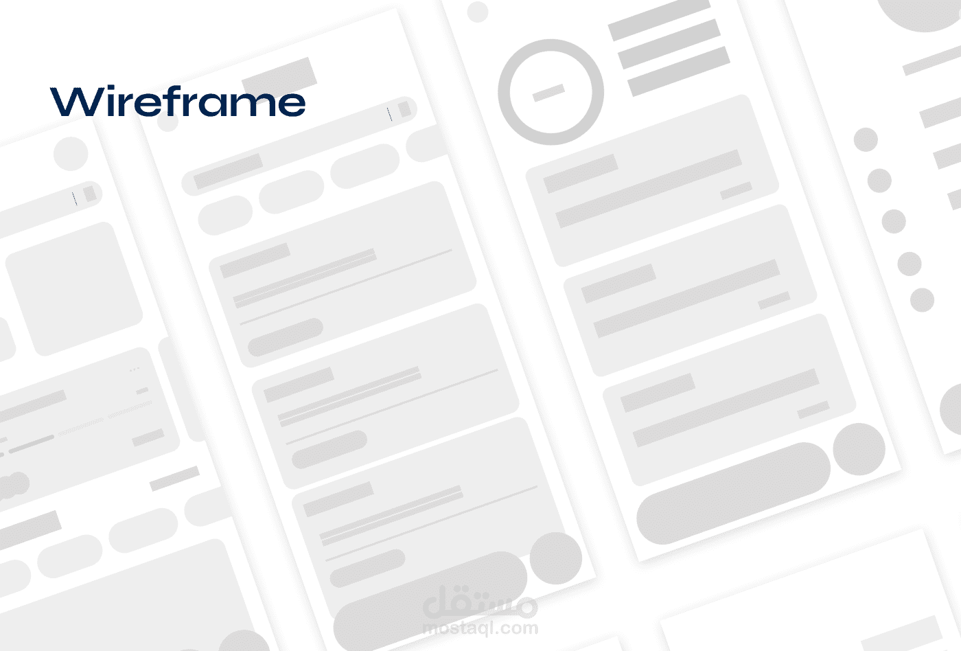 Mobile App Wireframe – UX Structure & User Flow Planning