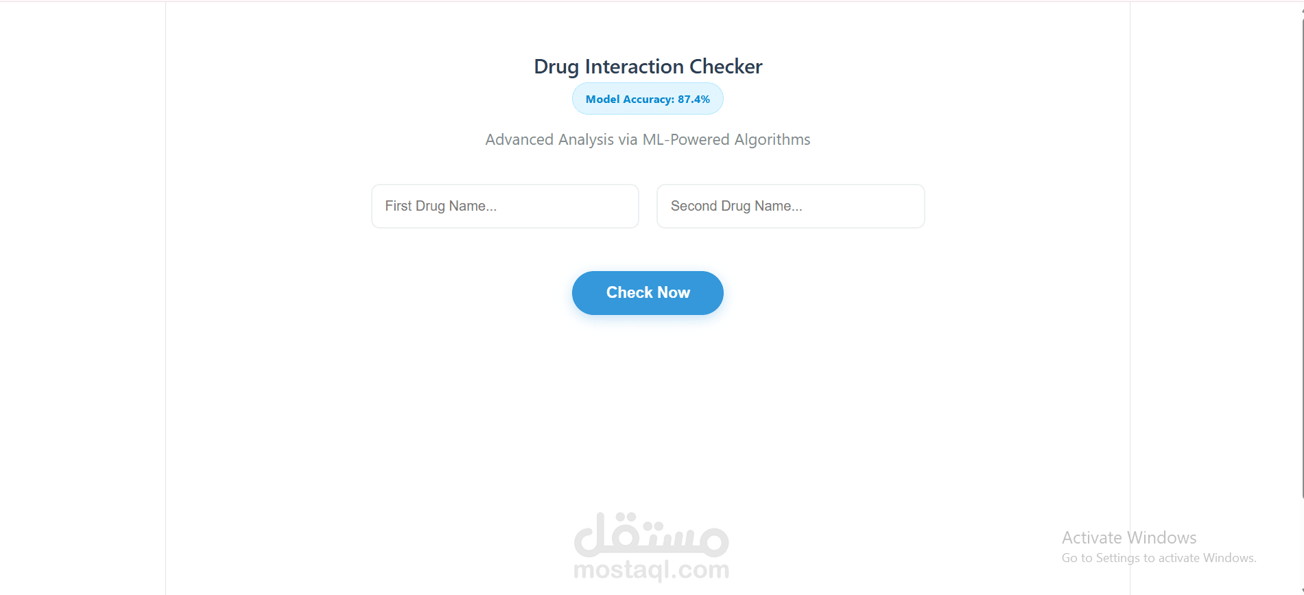 Drug Interaction Detection Using Machine Learning