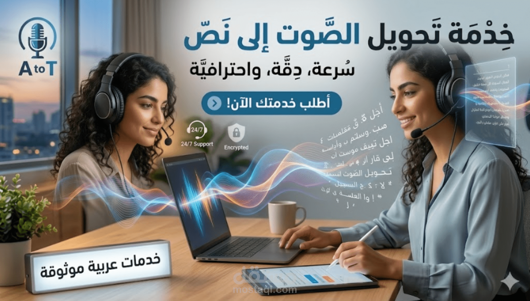 تحويل الصوت ل نص
