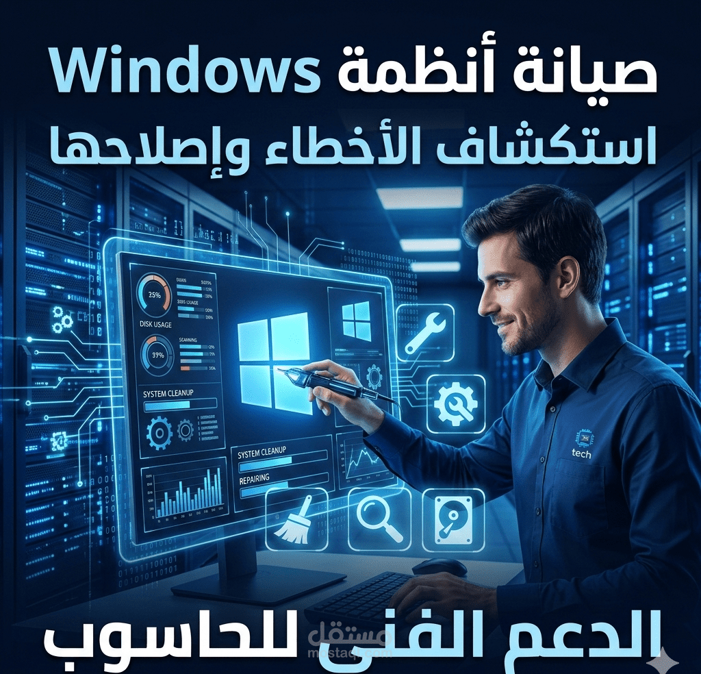 صيانة أنظمة Windows واستكشاف الأخطاء وإصلاحها