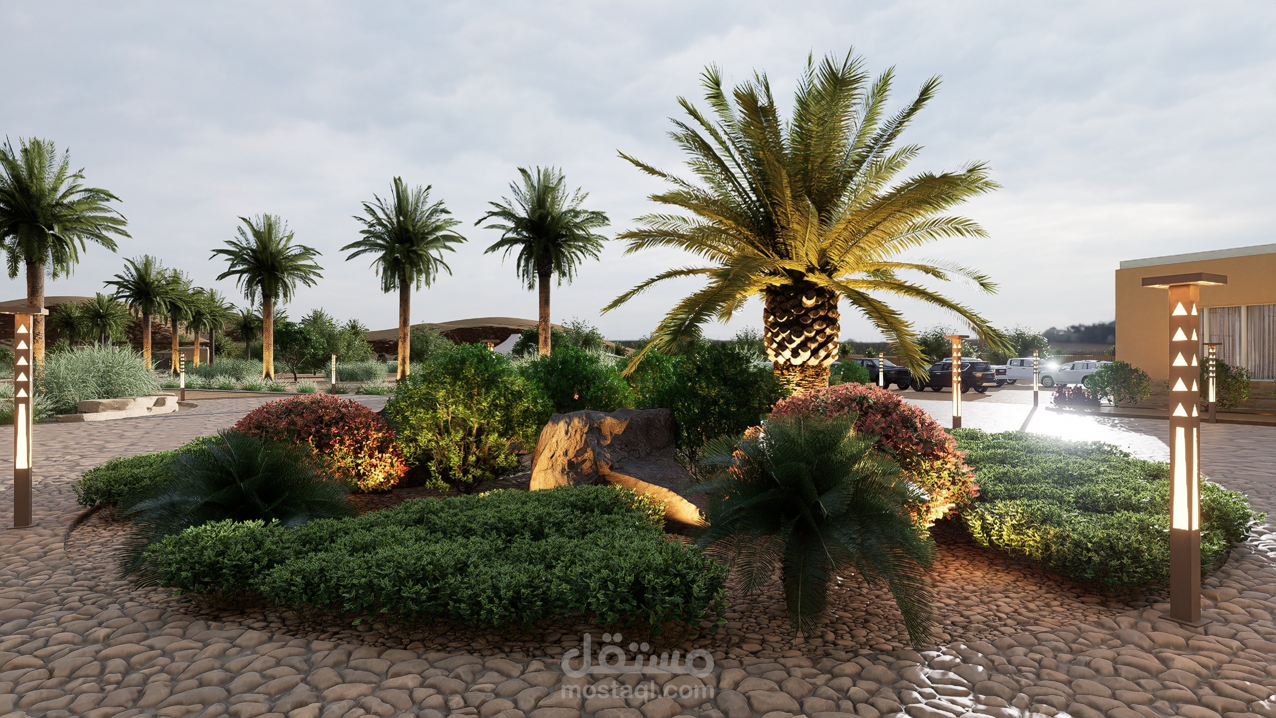 تصميم المساحات الخارجية