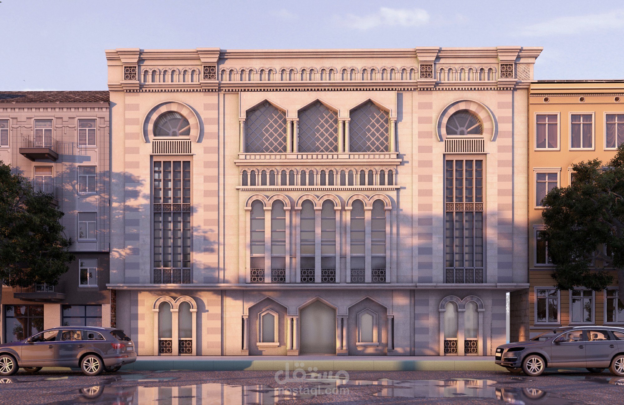 Classic Hotel elevation design