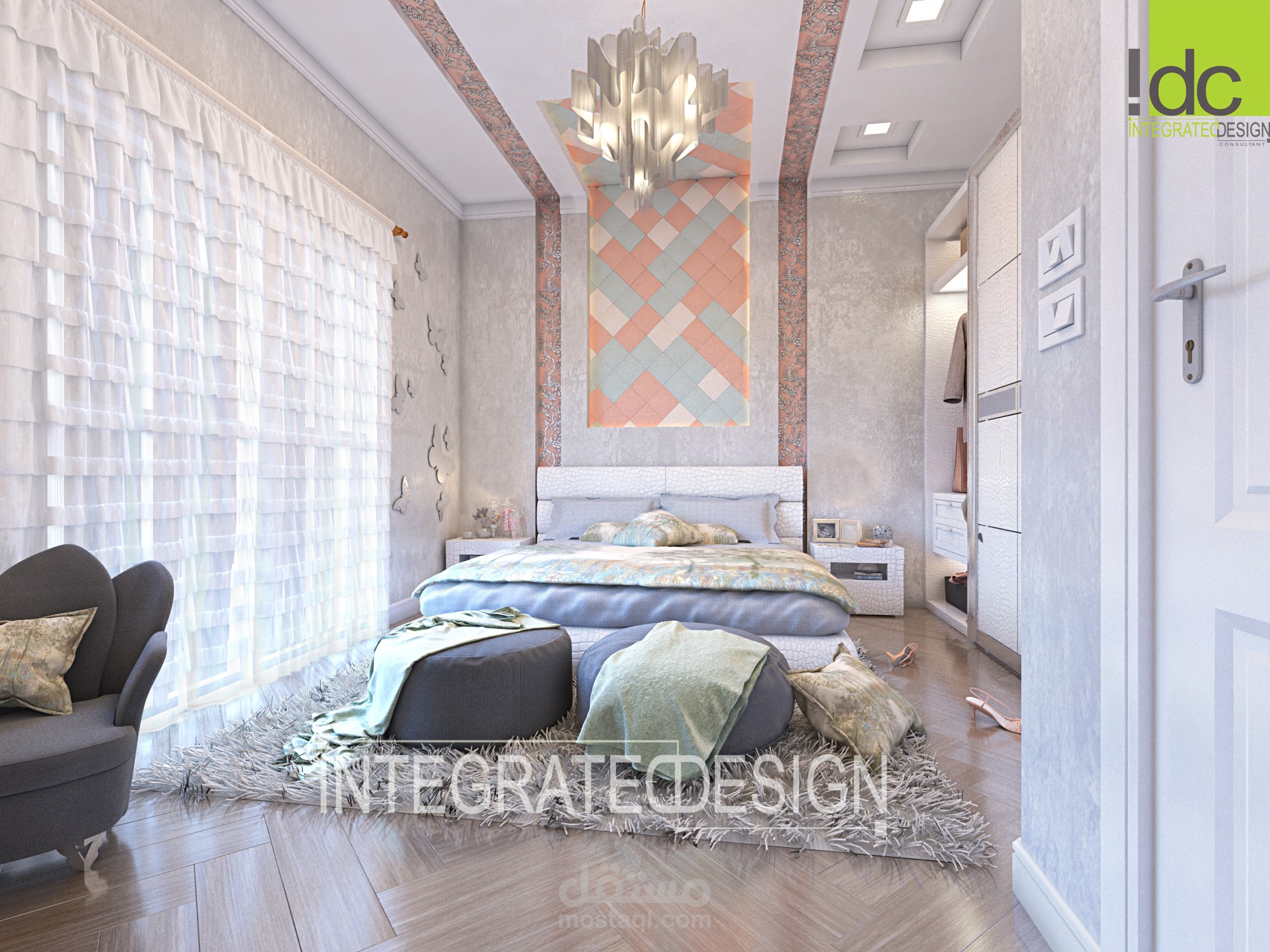 PRETTY PASTEL GIRL BEDROOM