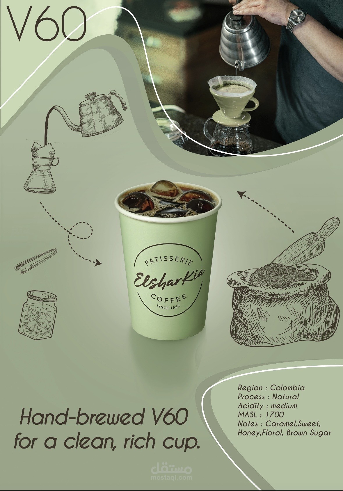 Banner for coffee