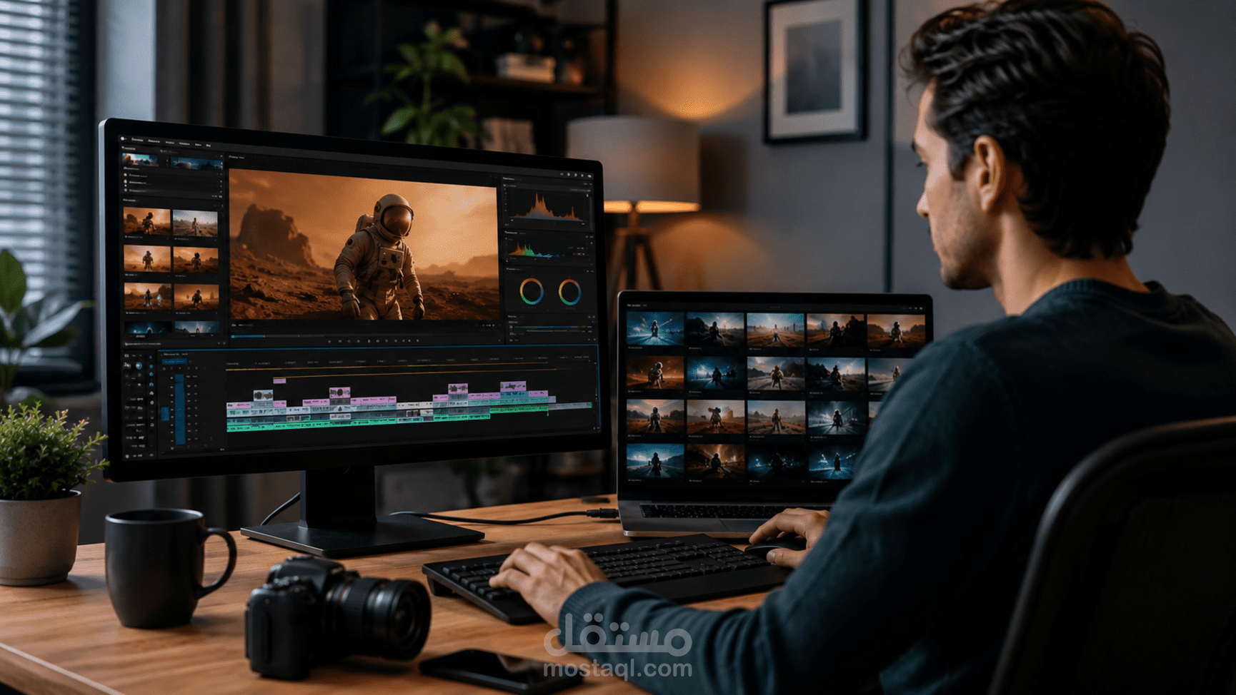 تصميم فيديو Shorts جذاب مع إضافة نصوص متحركة ومؤثرات صوتية تفاعلية