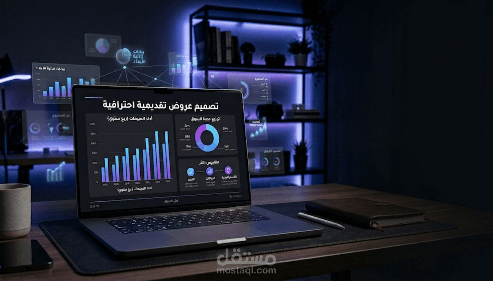 هل تحتاج إلى عرض تقديمي احترافي يعكس فكرتك بطريقة جذابة ومنظمة؟