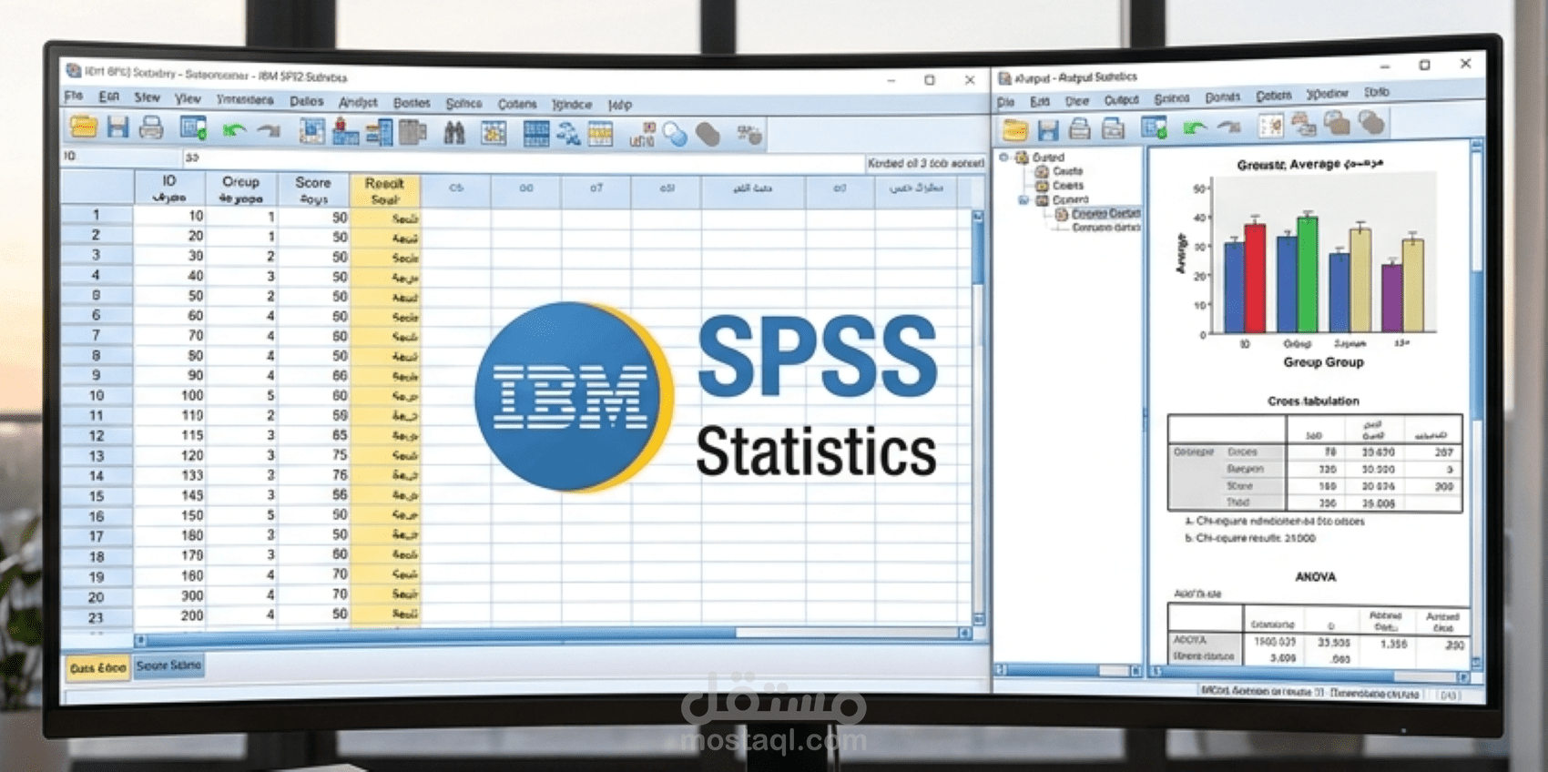 خدمة تحليل البيانات الإحصائية باستخدام SPSS