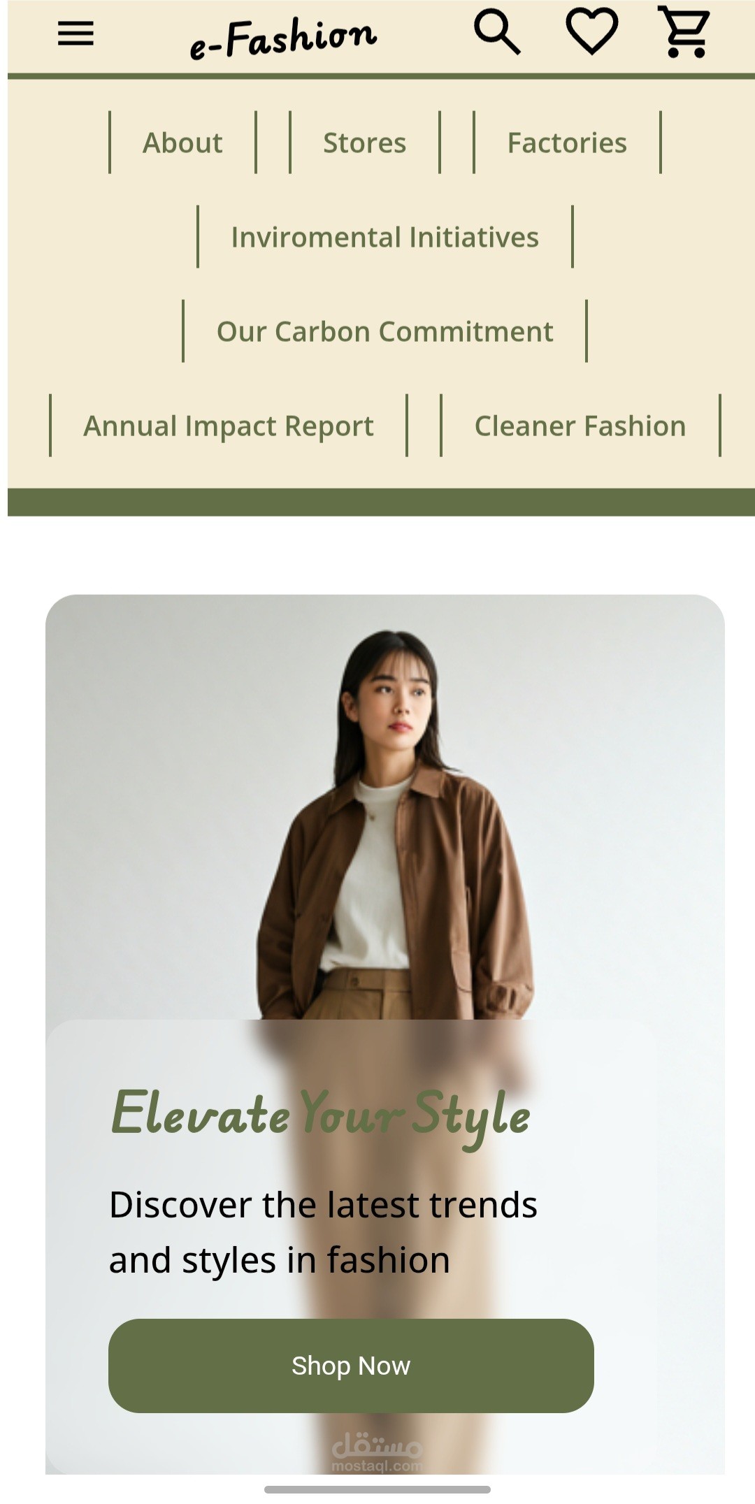 Frontend Ecommerce Website
