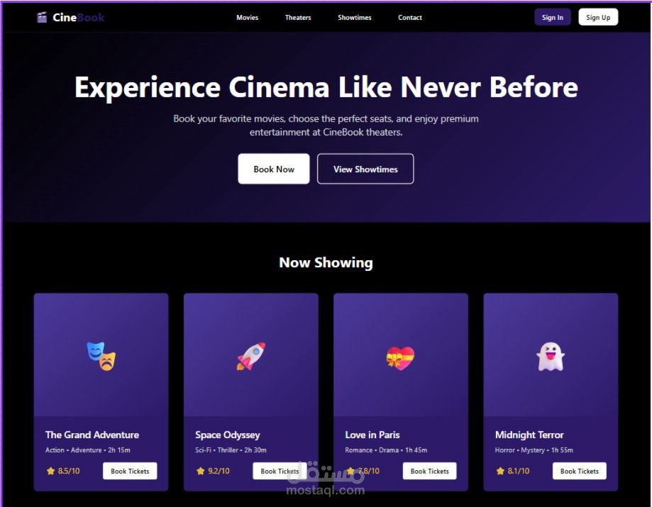 Cinema Booking