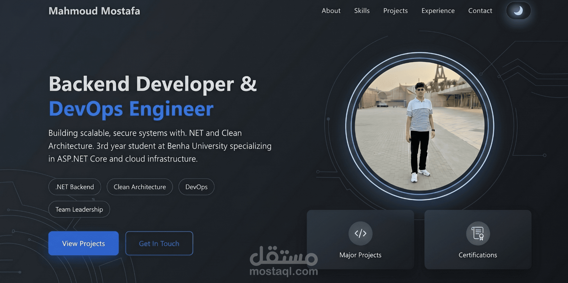 سأصمم وأطور Portfolio احترافي باستخدام أحدث تقنيات Front-End مع إمكانية إضافة Back-End