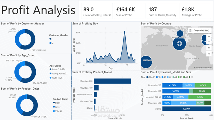 Global Profit Analysis Dashboard