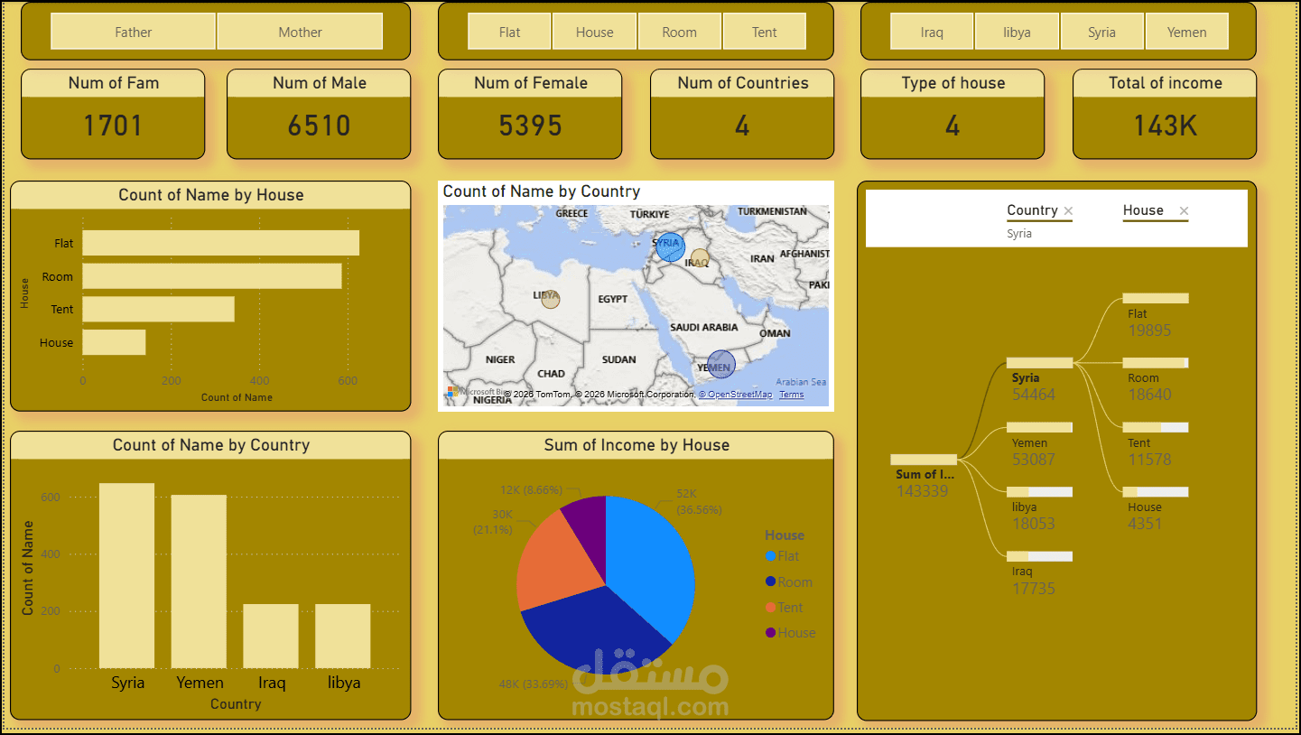 Dynamic Dashboard with Microsoft Power Bi