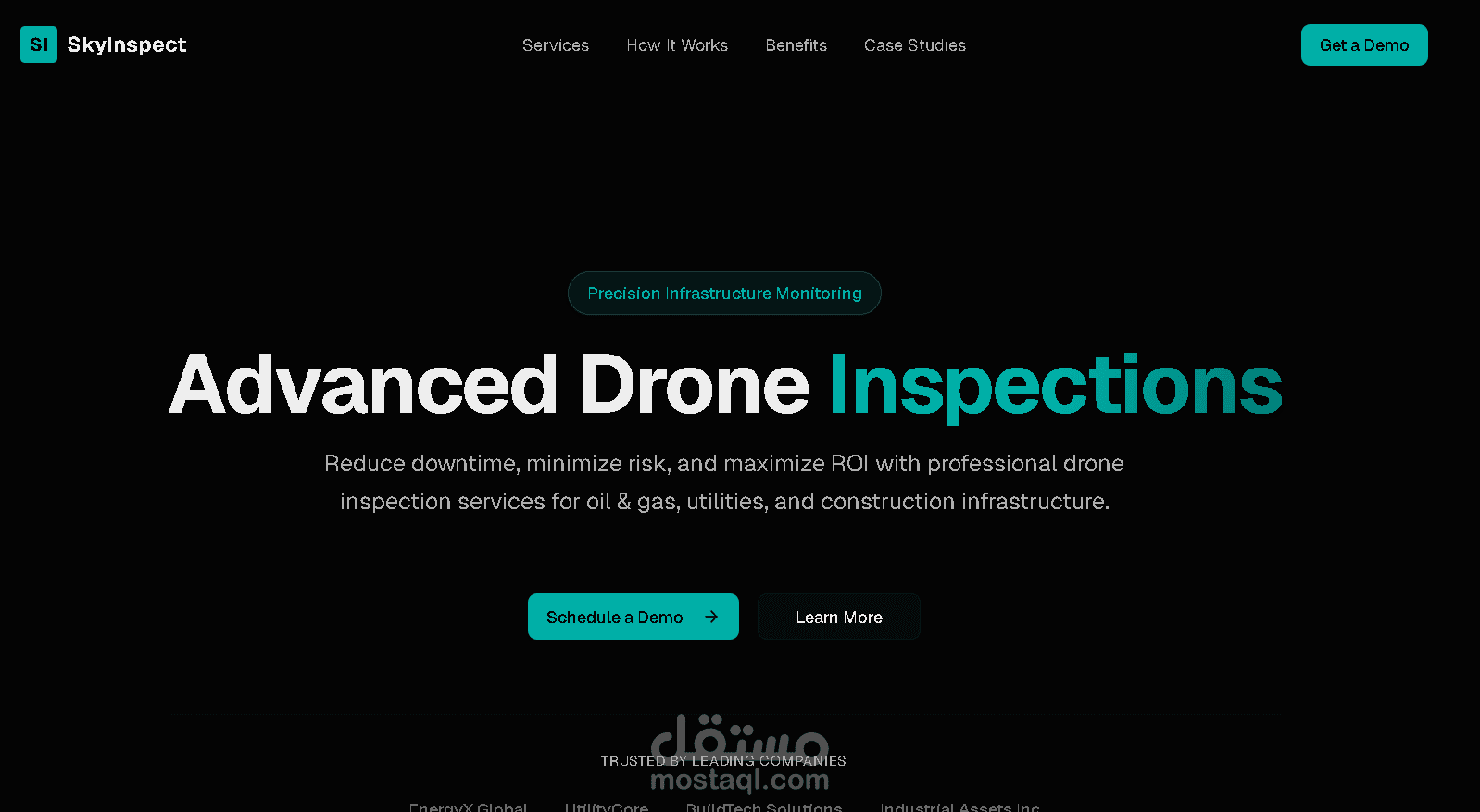تصميم landing page احترافيه