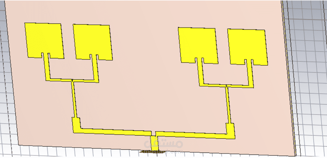 تصميم ومحاكاة هوائي مصفوفي لتطبيقات الـ 5G (Microstrip Patch Antenna Array Design)