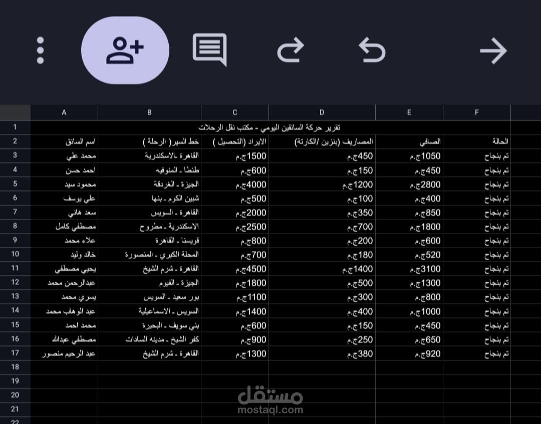 ادخال بيانات