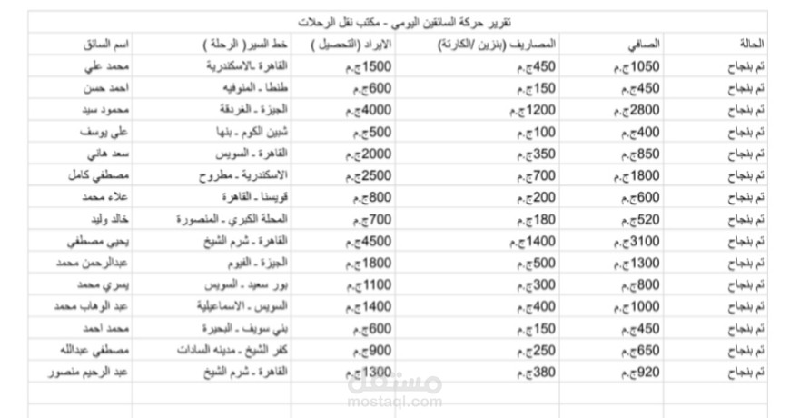 إدخال بيانات وتنظيم جداول إلكترونية احترافية