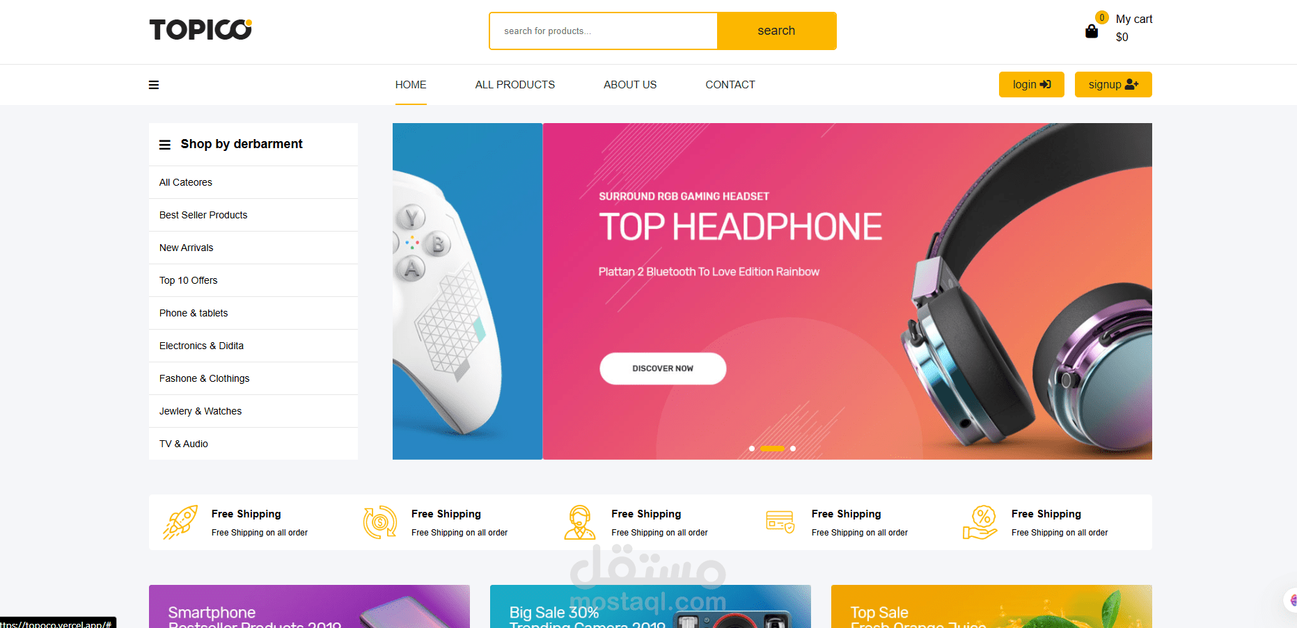 Ecommerce Website
