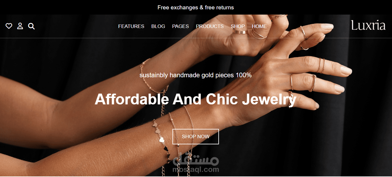 موقع متجر الكتروني باستخدام html and css