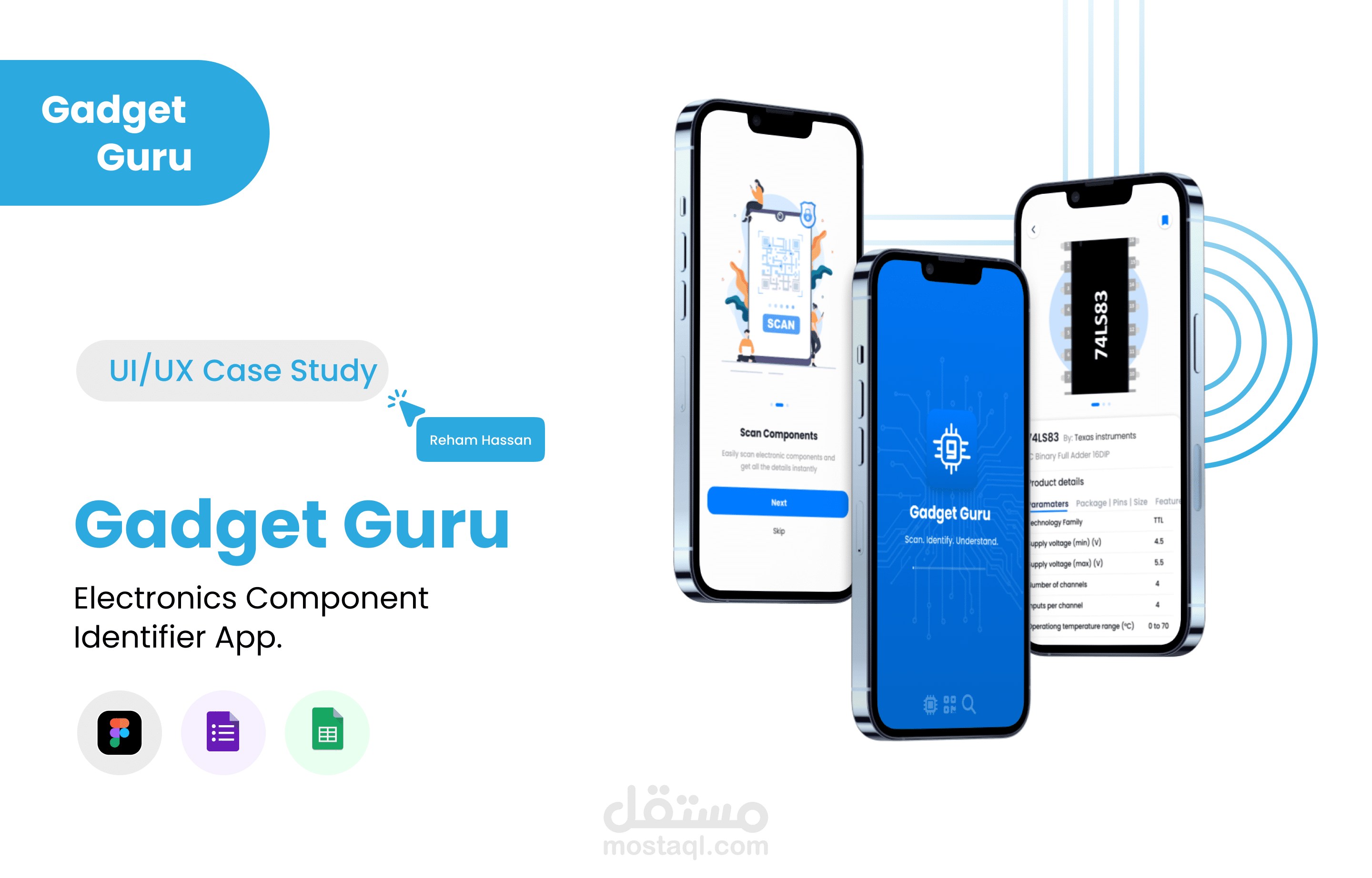 Gadget Guru – تصميم UI/UX لتطبيق موبايل ذكي