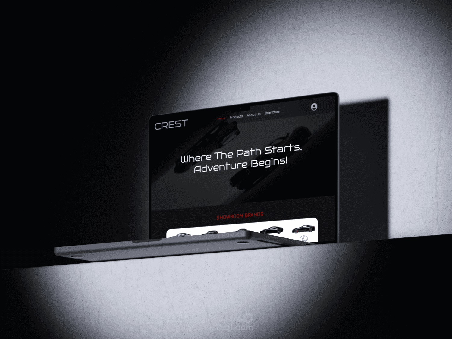 Luxury Car App UI/UX Design – CREST