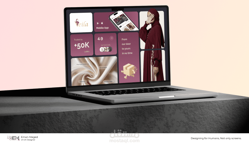 واجهة مستخدم بنظام الشبكة المنظمة - Bento Grid