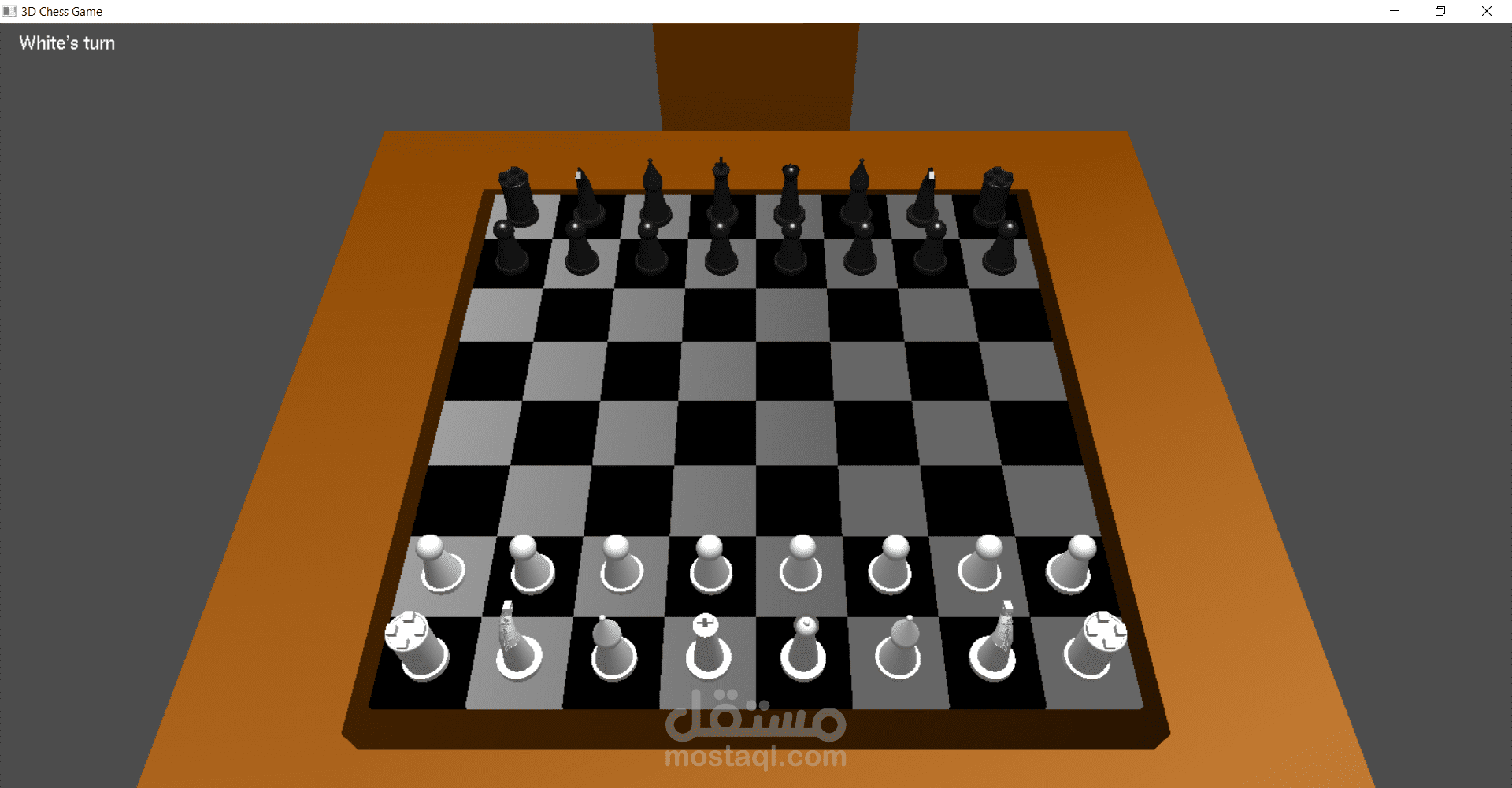 •	3D Chess Game