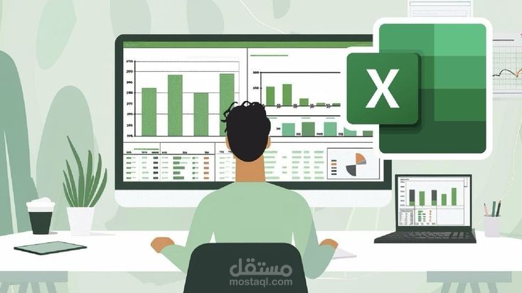 تحليل بيانات المبيعات وإنشاء Dashboard احترافي باستخدام Excel