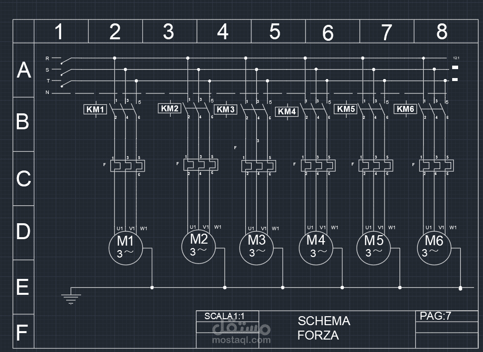 تصميم لوحات توزيع القوى للمحركات