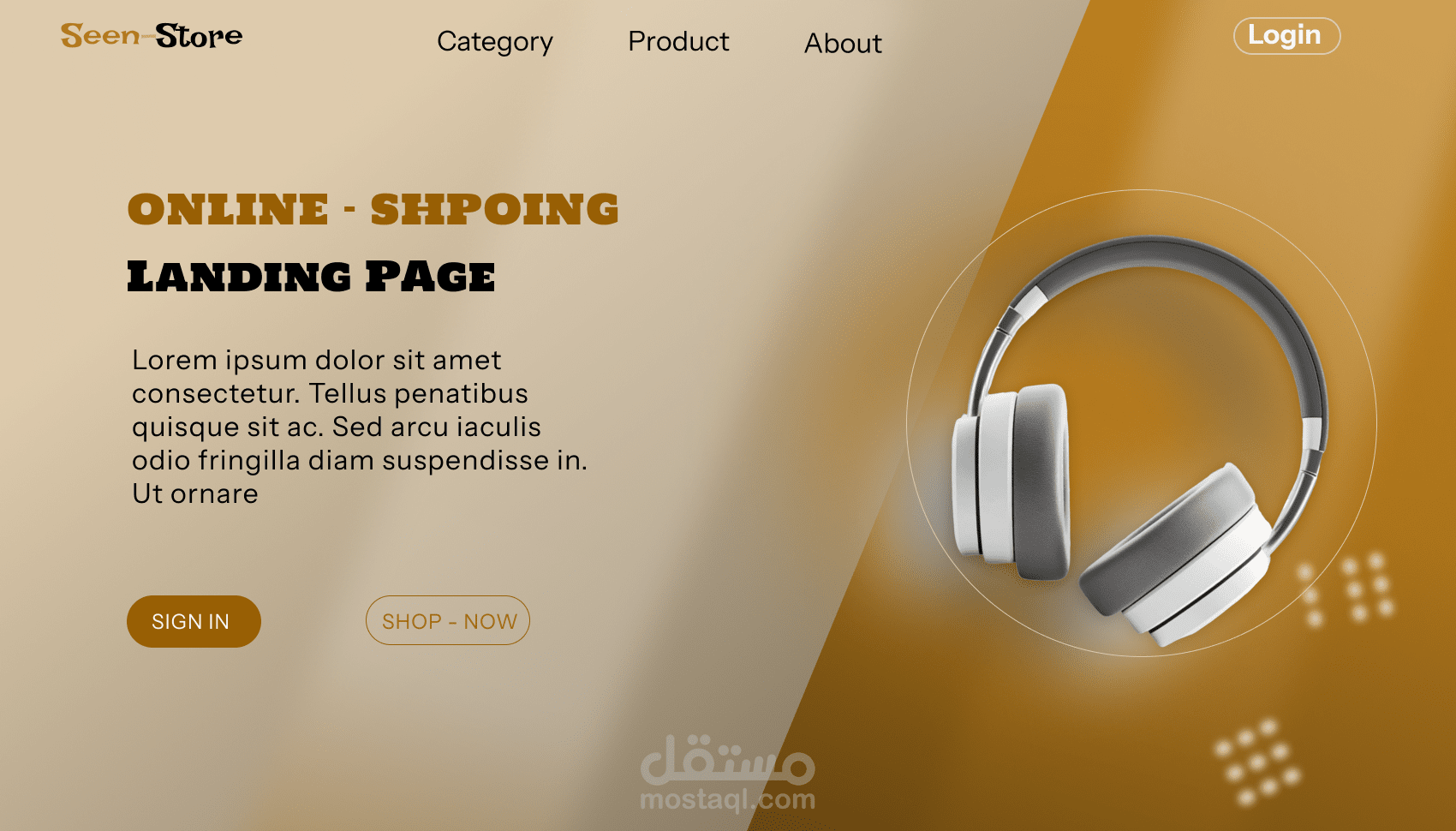 تصميم صفحه هبوط Landing Page