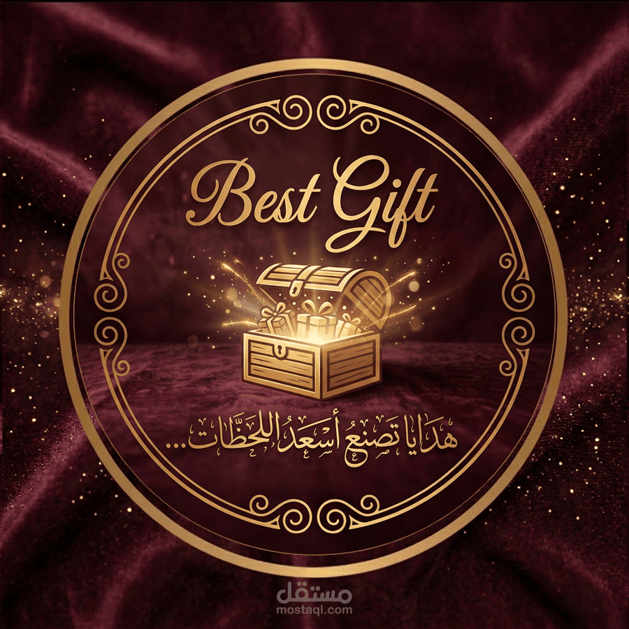 تصميم الهوية البصرية ومنصات التواصل لعلامة تجارية متخصصة في الهدايا الإبداعية (Best Gift)