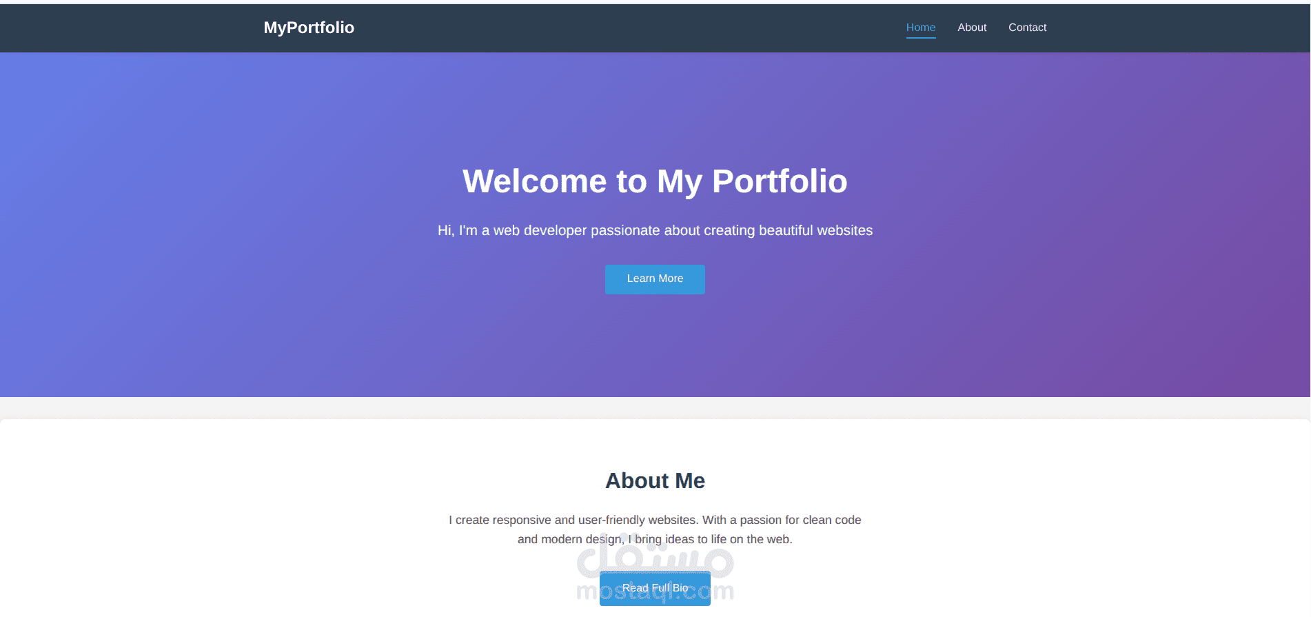personal website