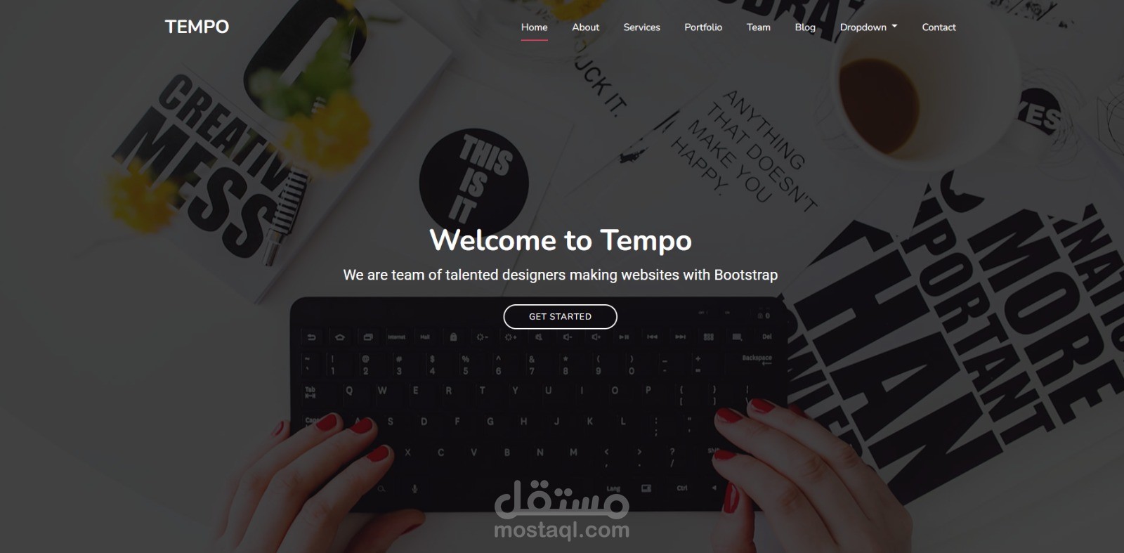 this is tmpo website