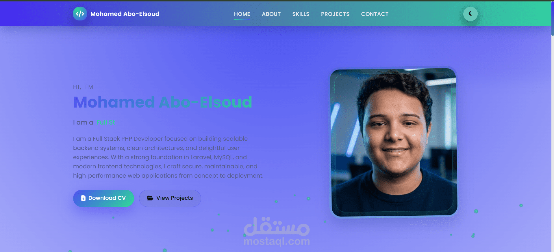 Portfolio Website — Personal Brand