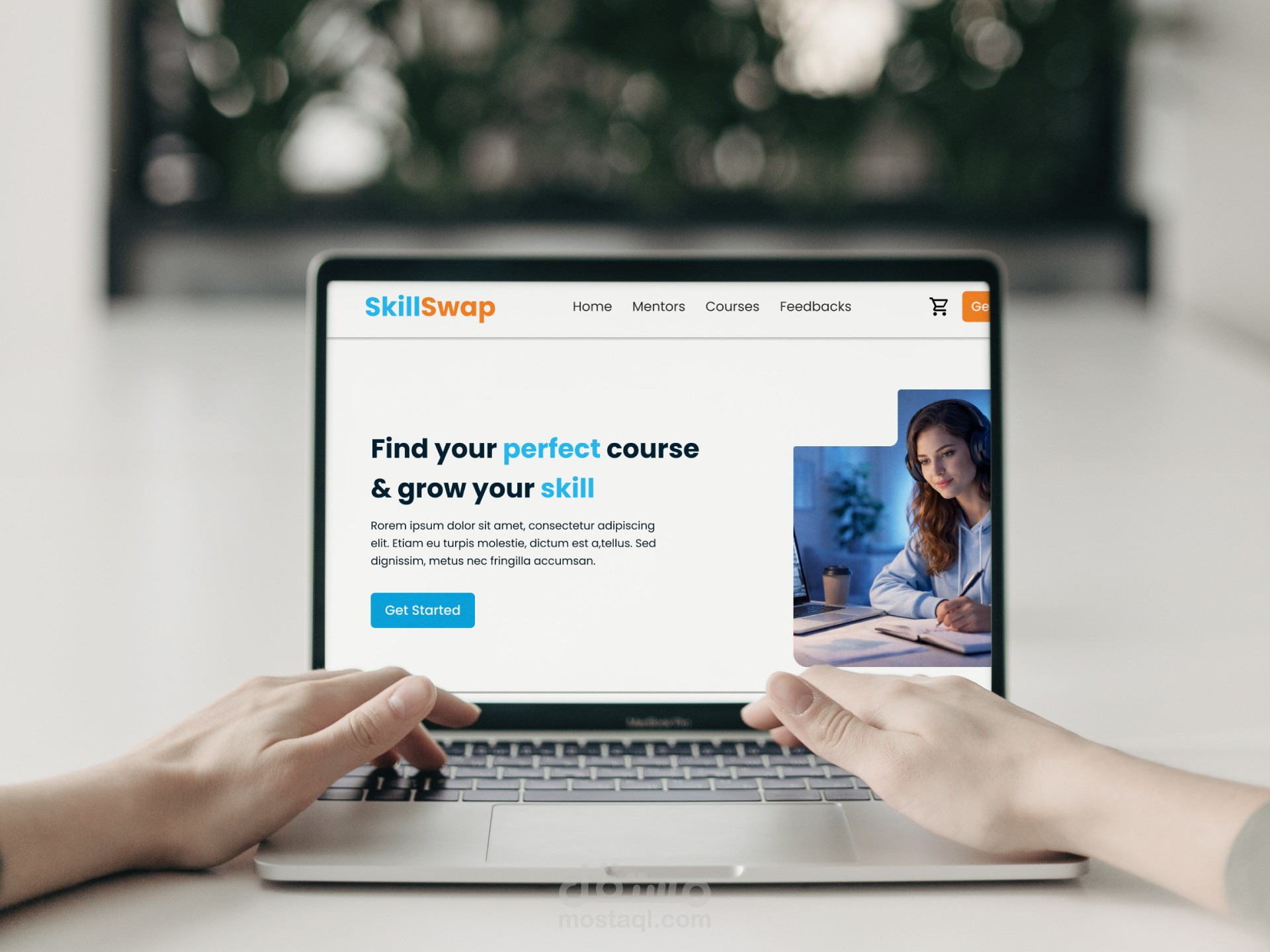 تصميم UI/UX لمنصة تبادل المهارات SkillSwap – منصة لتعلم ومشاركة المهارات