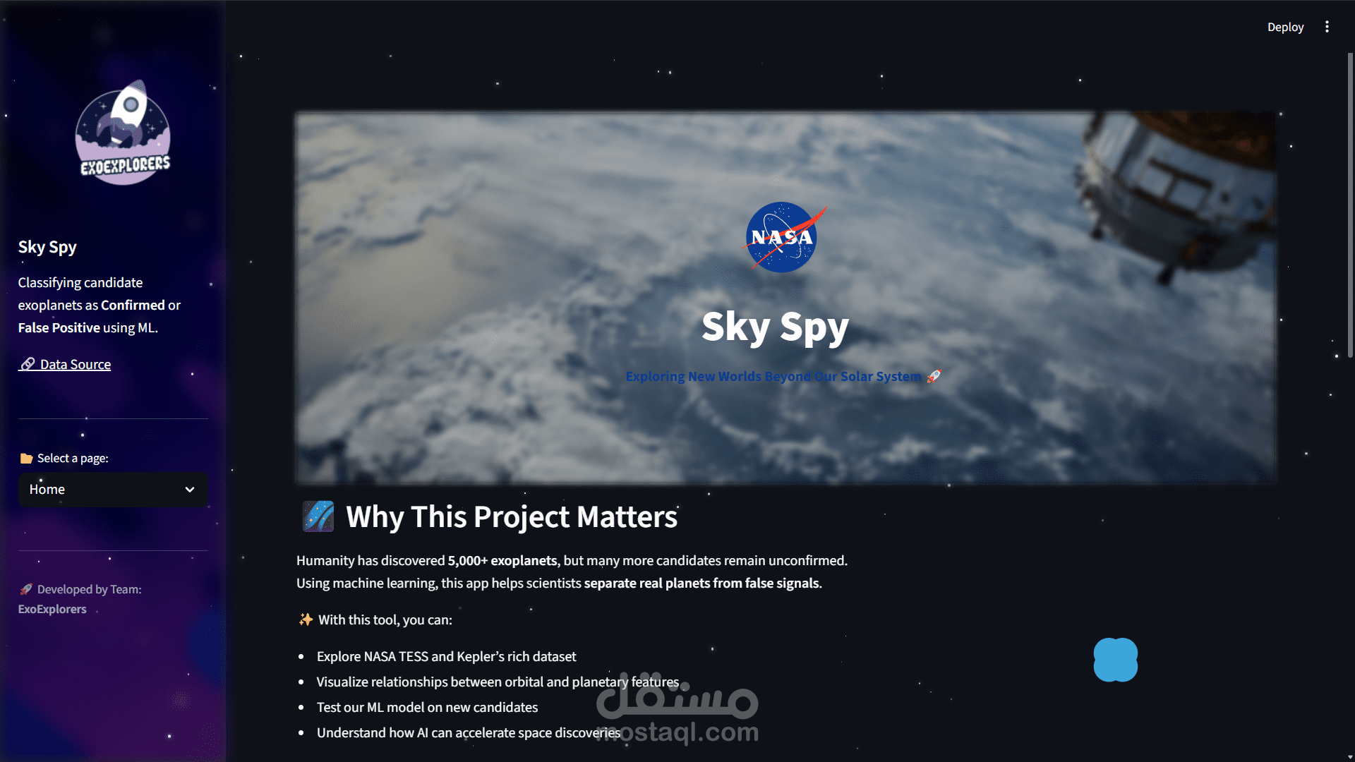 ui/ux web page design and streamlit app coding