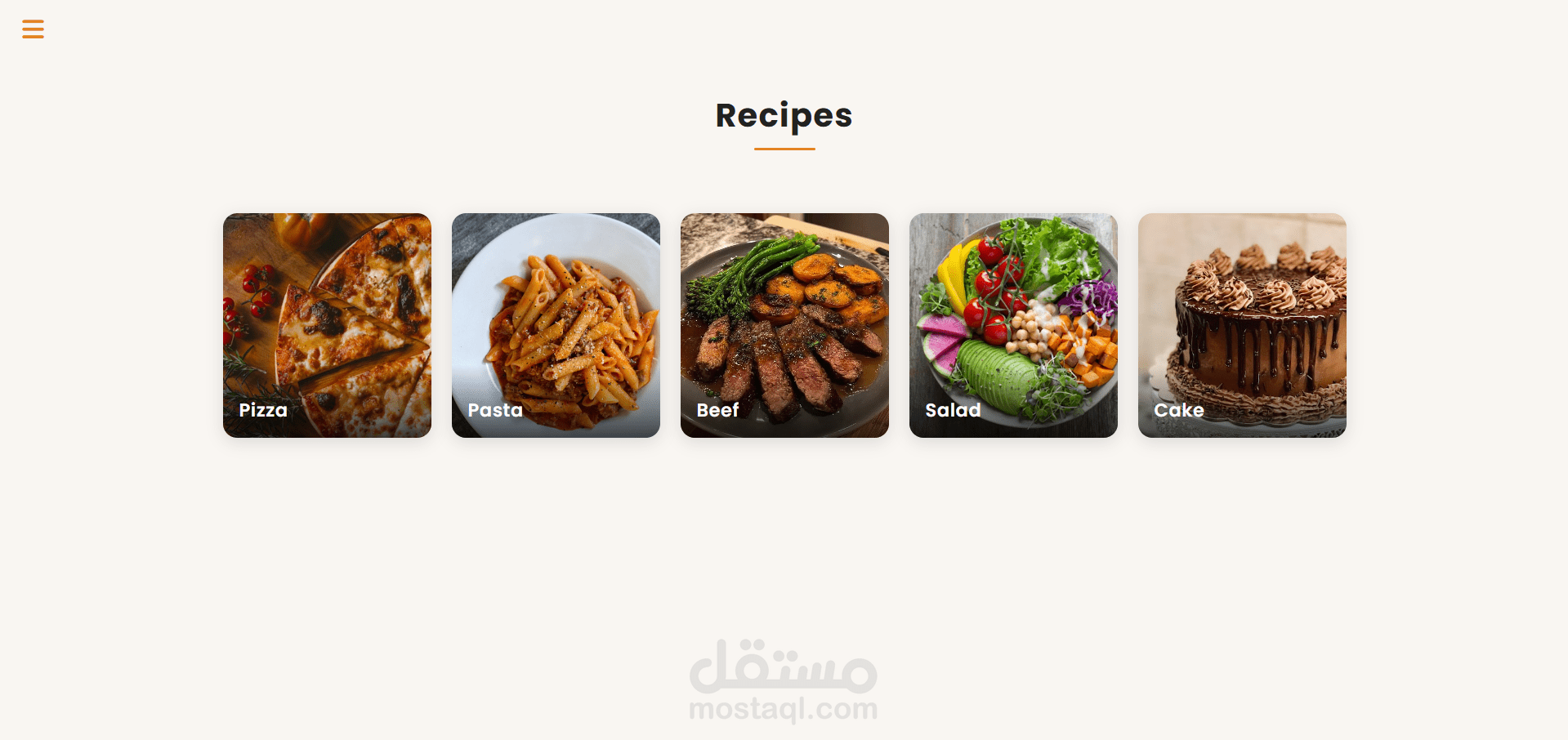 Food Recipe App