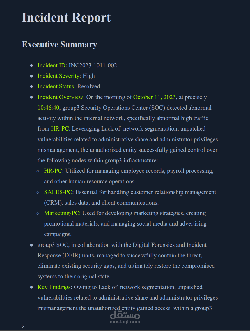 Incident Response Investigation – PsExec Lateral Movement Attack