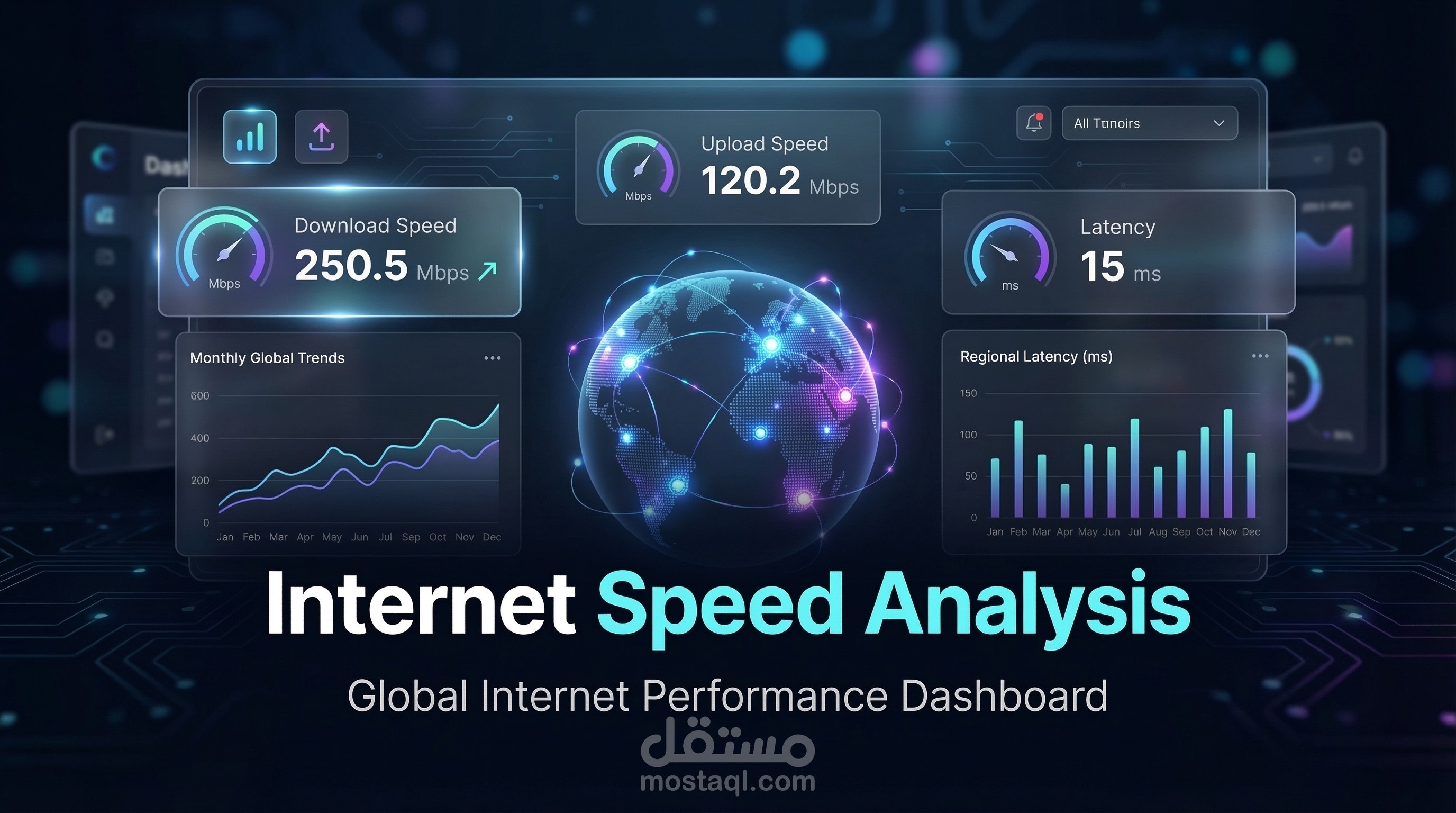 تحليل سرعات الإنترنت عالميًا باستخدام Python وPlotly