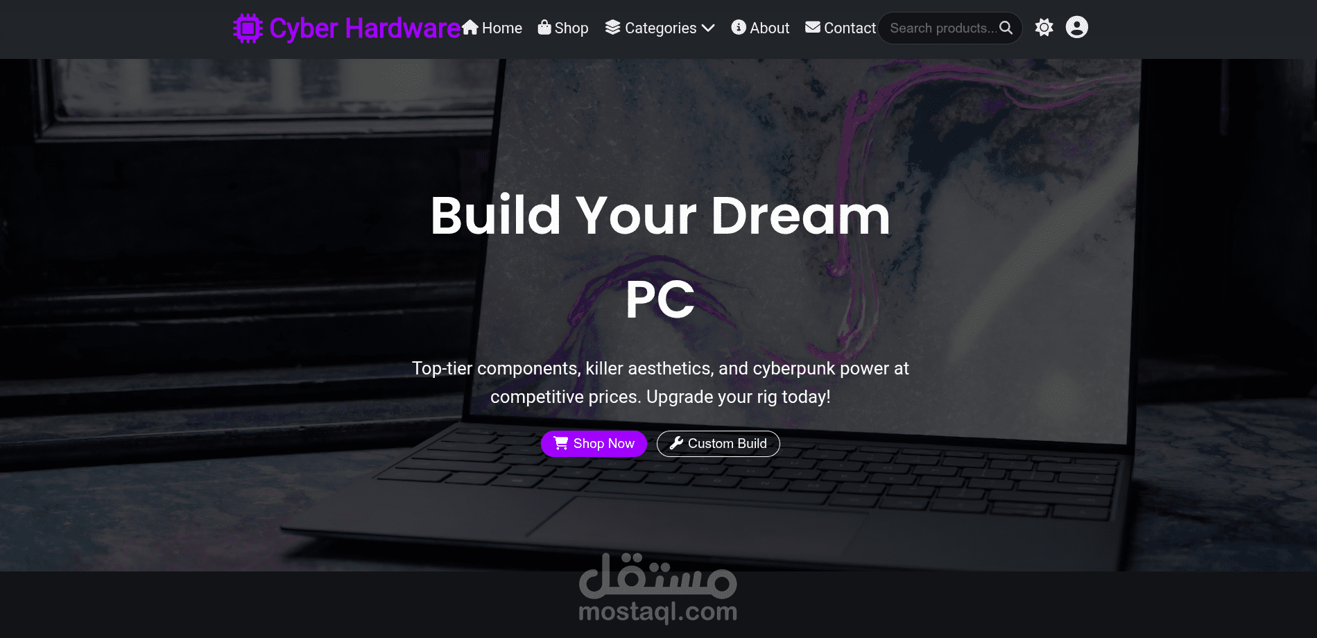 انشأء مواقع من الصفر ديناميكية و استاتيكية