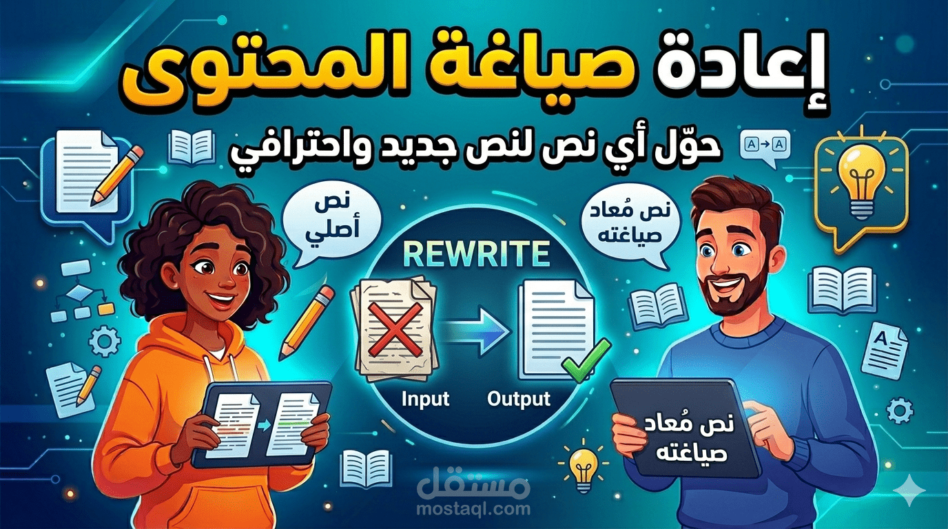 إعادة صياغة المحتوي