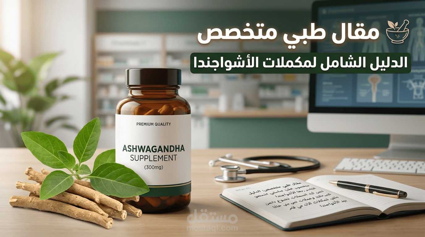 مقال طبي متخصص :الدليل الشامل لمكملات الاشواجندا.
