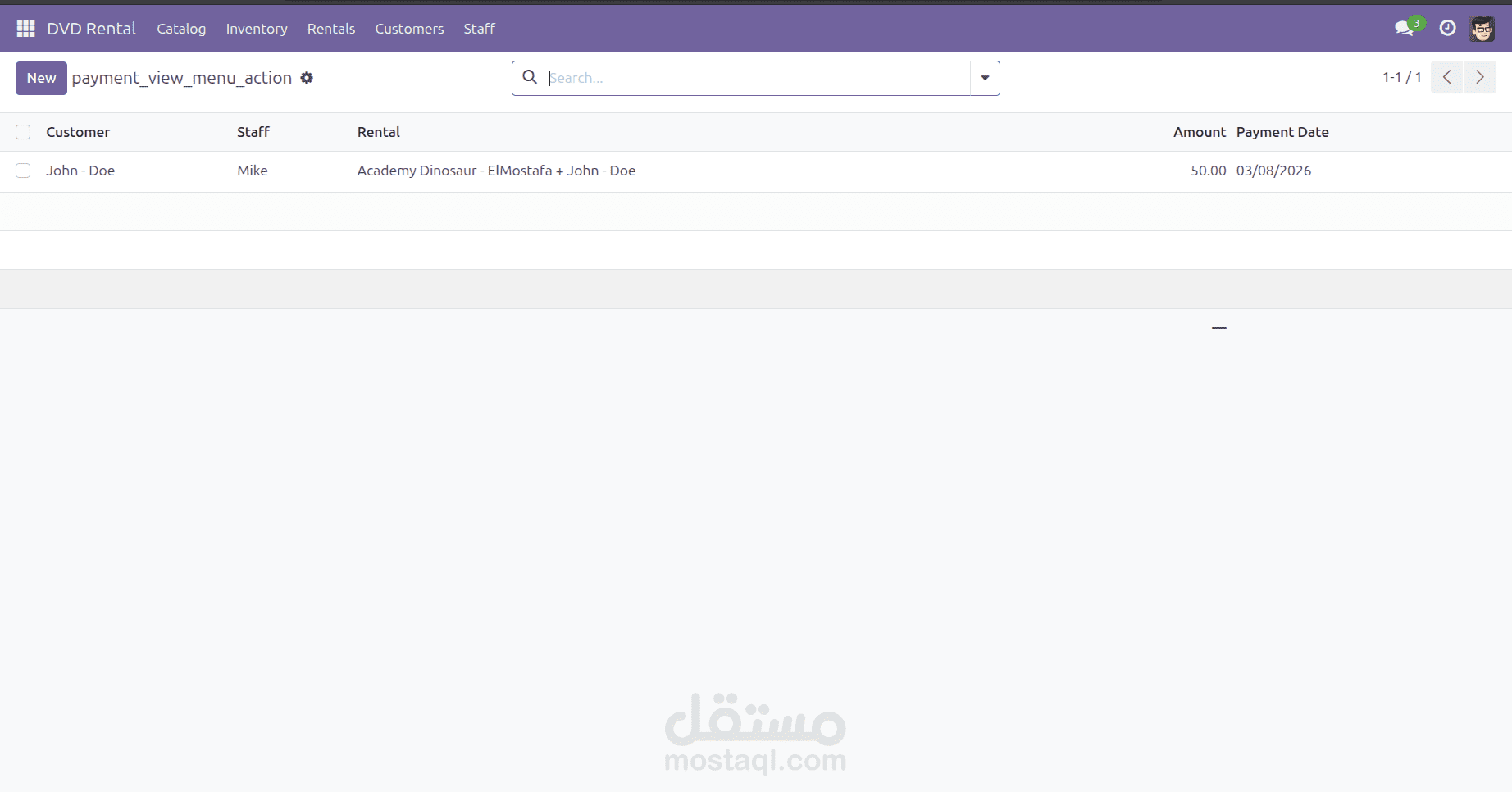 DVD Rental Odoo Module