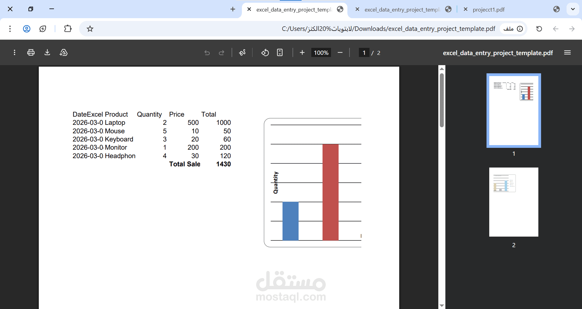 ادخال بيانات