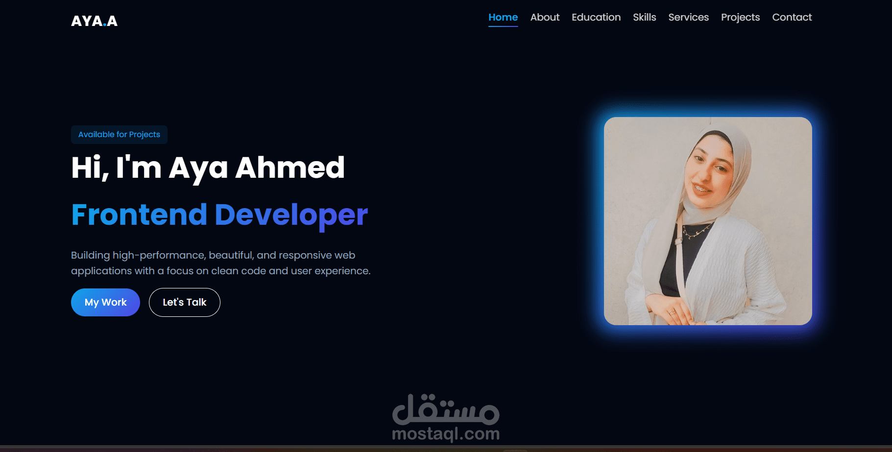Personal Portfolio website